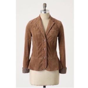 ANTHROPOLOGIE Pilcro corduroy blazer